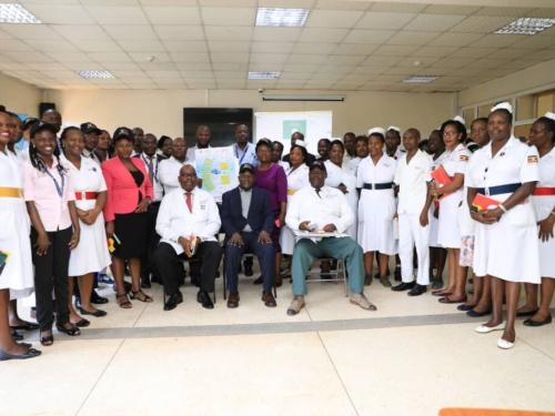 Kawempe National Hospital staff witness the launch of Human Capital management System -HCM