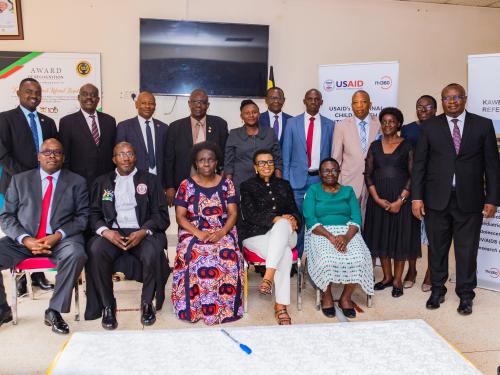 Hon. Anifa Kawooya Bangirana, as the State Minister for Health in charge of General Duties, presided over the induction of new board members at Kawempe National Referral Hospital on Tuesday, December 3rd, 2024.